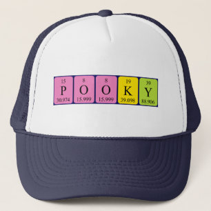 Pooky periodic table name hat
