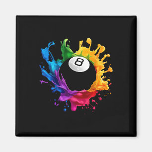 Pool 8 Ll Billiards Design Gear For Men Women And  Magnet