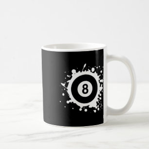 Pool 8 Ll Pool Billiards Logo Simple Pool Billiard Coffee Mug
