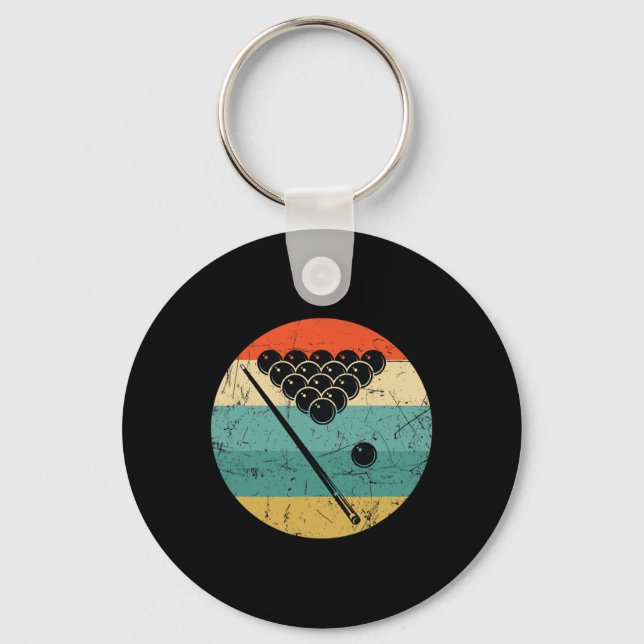 Pool And Snooker Player16  Key Ring (Front)