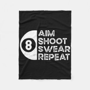 Pool And Snooker Player8 Fleece Blanket