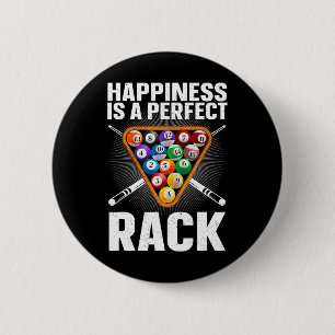 Pool Art For Men Women Cue Sport Pool Lover Billia 6 Cm Round Badge