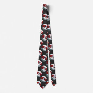 Pool Ball 15 Pattern Tie
