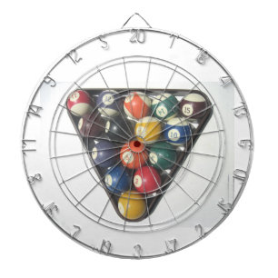 Pool Ball Dart Board