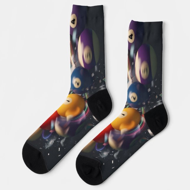 Pool Ball Style Socks (Left)