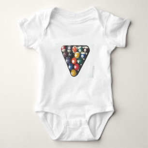 Pool Balls Baby Bodysuit