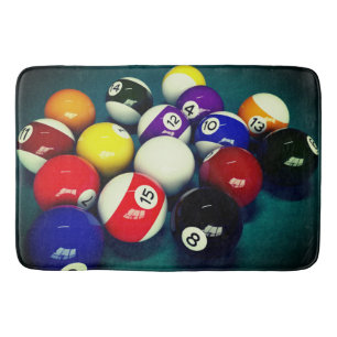 Pool Balls Bath Mat