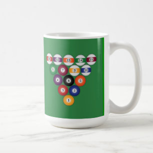 Pool Balls / Billiards: Coffee Mugs