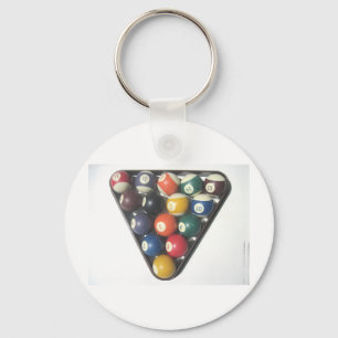 Pool Balls Key Ring