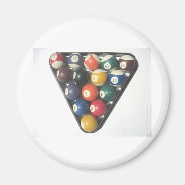 Pool Balls Magnet (Front)