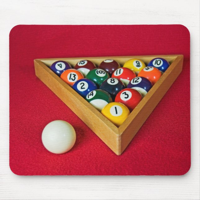 Pool Balls Mouse Pad (Front)