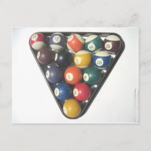Pool Balls Postcard