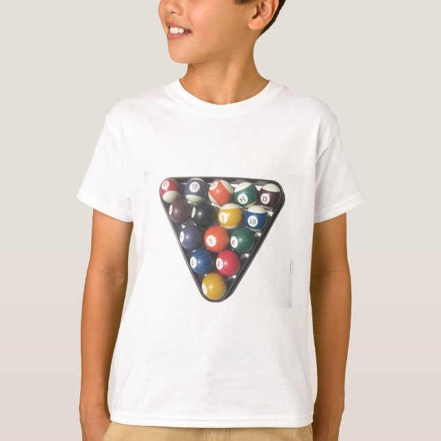 Pool Balls T-Shirt (Front)