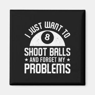 Pool Billiard Outfit For Pool Player Billiard Play Magnet