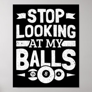 Pool Billiard Outfit For Pool Player Billiard Play Poster