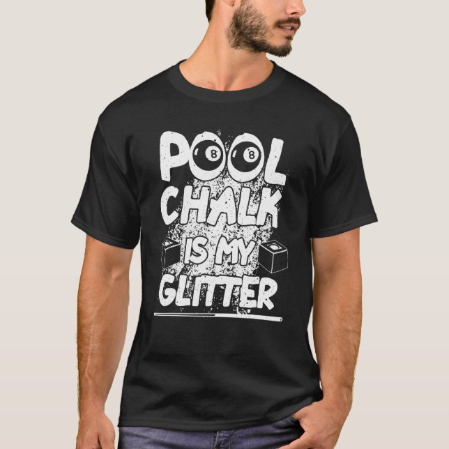 Pool Billiard Pool Sports Table Game Player Men Wo T-Shirt (Front)