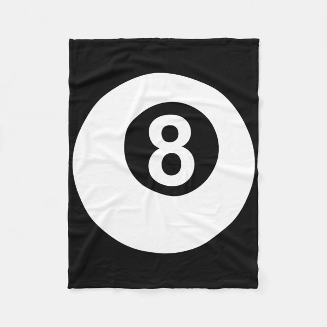 Pool Billiards American Flag Gift  Fleece Blanket (Front)