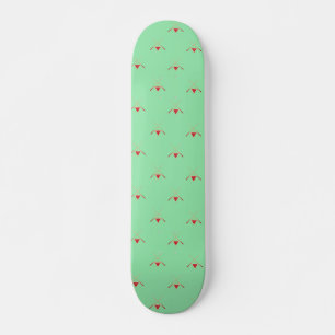 pool billiards on green skateboard
