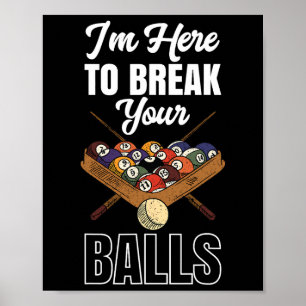 Pool Billiards Pool R Game Sports 8 Ll Cue Stick Poster