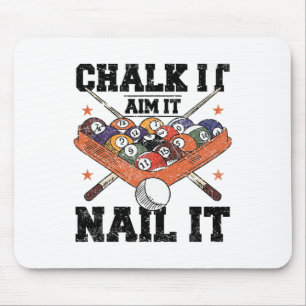 Pool Billiards Snooker Cue Player 10 Mouse Pad