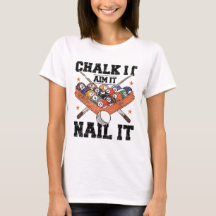 Pool Billiards Snooker Cue Player 10 T-Shirt