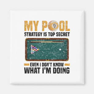 Pool Billiards Snooker Cue Player 12 Magnet