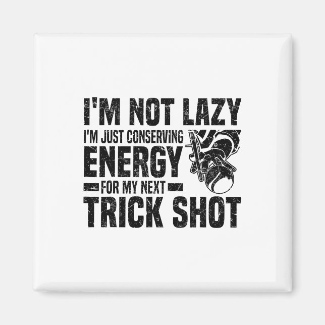 Pool Billiards Snooker Cue Player 1  Magnet (Front)