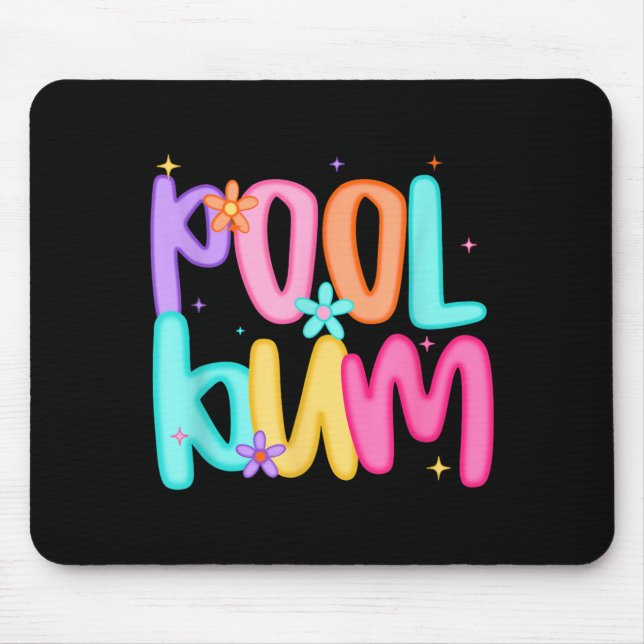 Pool Bum Flower Power Summer Fun Mouse Pad (Front)