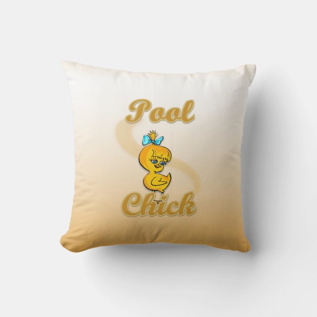 Pool Chick Cushion (Front)