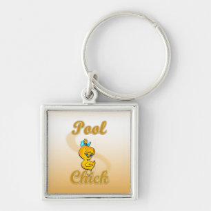 Pool Chick Key Ring