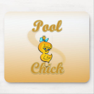 Pool Chick Mouse Pad