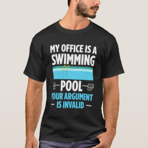 Pool Cleaning For Pool Cleaner Pool Attendant Funn T-Shirt