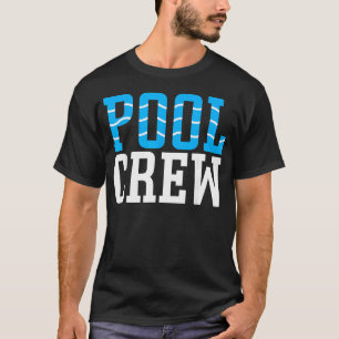Pool Crew Swimming Pool Staff Boys Pool T-Shirt