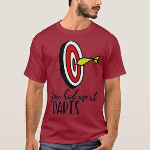 Pool Darts Billiards Graphic Decor Darts Pool T-Shirt
