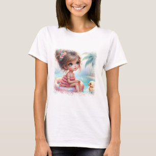 Pool Day Girl – Cute Summer Vibes Aesthetic T-Shirt