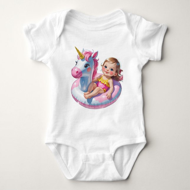 Pool Days Baby Bodysuit (Front)