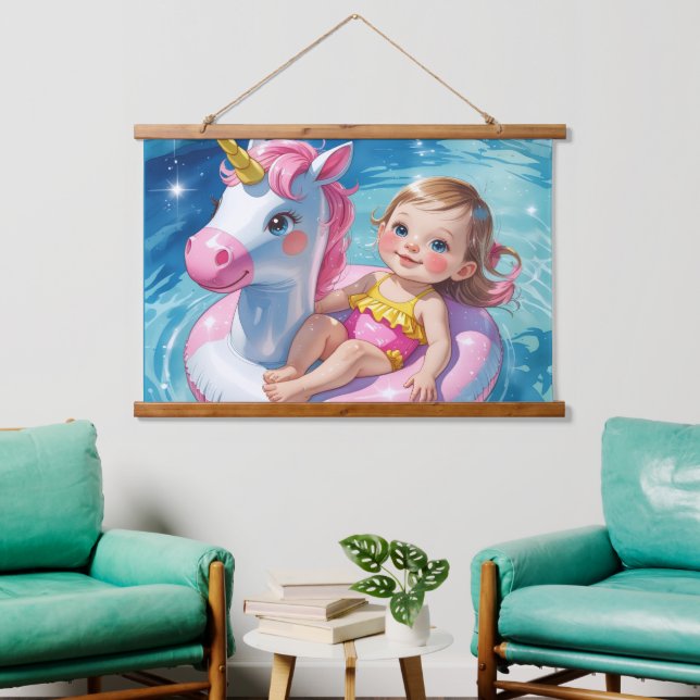 Pool Days Hanging Tapestry (Living Room)