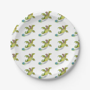 Pool Floaty Paper Plate