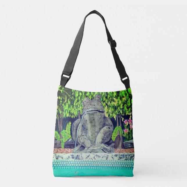 Pool Frog Crossbody Bag (Front)
