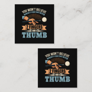 Pool Funny Billiards Card
