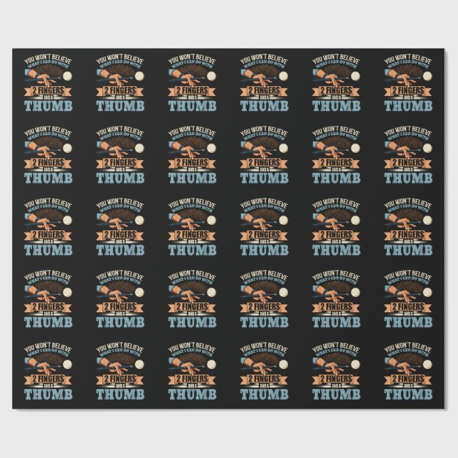 Pool Funny Billiards Wrapping Paper (Flat)
