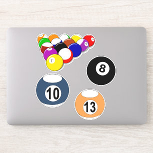 Pool Game Billiards Balls Cartoon Clipart