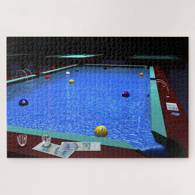 Pool Jigsaw Puzzle (Horizontal)