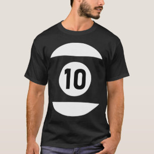 Pool Ll 10 Matching Billiards Gift Easy Halloween  T-Shirt