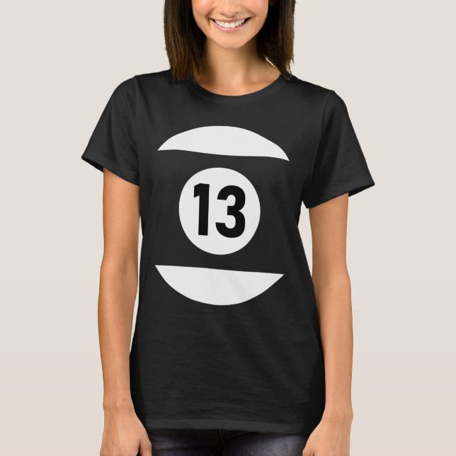 Pool Ll 13 Matching Billiards Gift Easy Halloween  T-Shirt (Front)