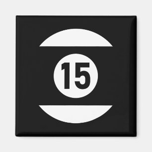 Pool Ll 15 Matching Billiards Gift Easy Halloween Magnet
