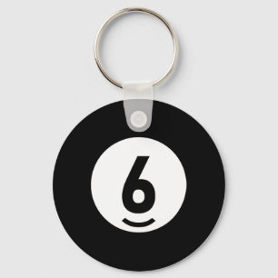 Pool Ll 6 Matching Billiards Gift Easy Halloween C Key Ring