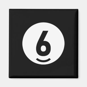 Pool Ll 6 Matching Billiards Gift Easy Halloween C Magnet
