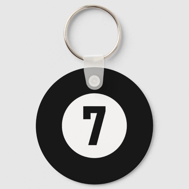 Pool Ll 7 Matching Billiards Gift Easy Halloween C Key Ring (Front)
