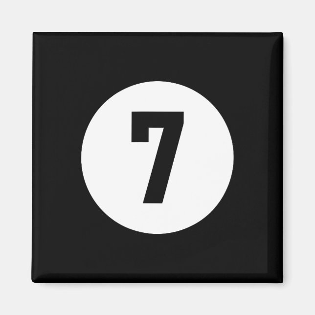 Pool Ll 7 Matching Billiards Gift Easy Halloween C Magnet (Front)